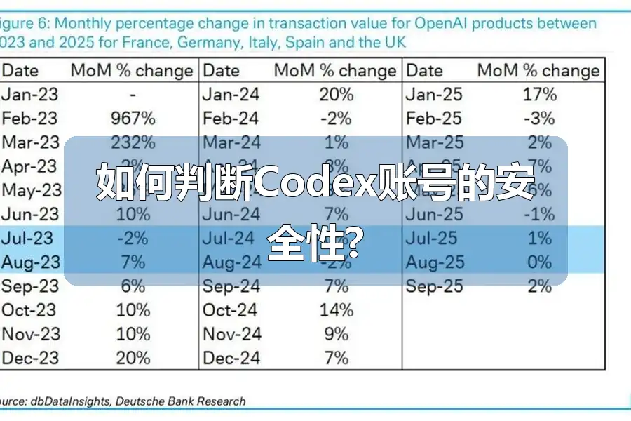 如何判断Codex账号的安全性?
